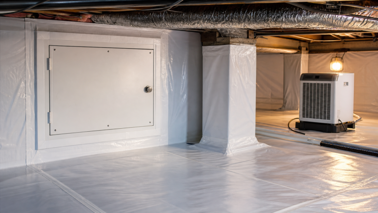 Crawl Space Drainage and Waterproofing